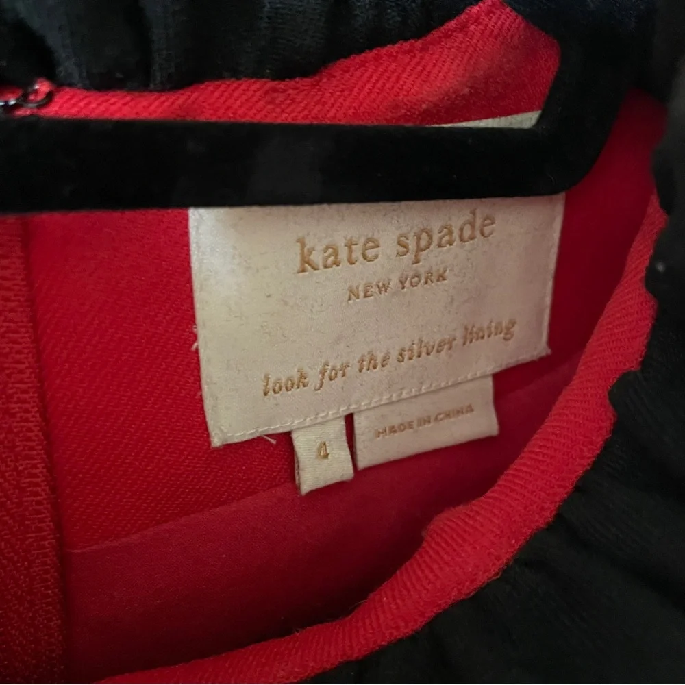 kate spade Red Dress with Black Trim - Picture 3 of 4
